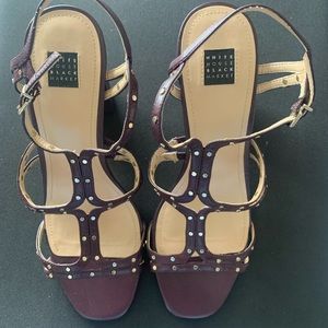 White House black market purple shoes